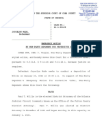 Fani Willis Emergency Motion in Nathan Wade Divorce Case