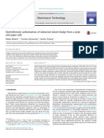 Hydrothermal Carbonization of Industrial Mixed Sludge