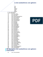 50 Ejemplos de Sustantivos Con Género Femenino