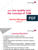 Lecture 5 - Service Quality