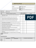 Inspection Checklist - HDPE Butt Fusion Welding