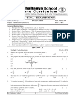 CBSE - MATHS - PRE - FINAL - II - EXAM (Standard) - SET - 2 (BNG, TN, KA) - FINAL