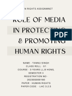 Role of Media in Protecting Human Rights