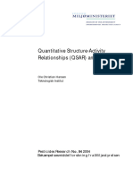 Quantitative Structure-Activity Relationships (QSAR) and Pesticides