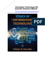 Ethics in Information Technology 5Th Edition Reynolds Solutions Manual Full Chapter PDF