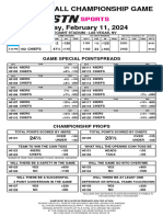 2024 Pro FB Champ Game & Props