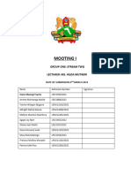 Mooting Group One Stream Two