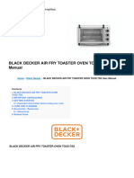 Black Decker Air Fry Toaster Oven To3217ss User Manual en