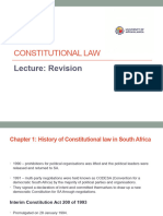 Lecture Revision (Constitutional Law)