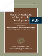 Fiscal Dimensions of Sustainable Development: Pamphlet Series No. 54