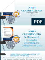 Tariff Classification