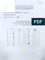 Mib-Semester Exam: 22 February 2023 6:00 Pim-7:00 PM (One Hour) Roll Number: 2010 (& Signature of The Student: Y