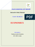 Class XII - Study Material - Economics