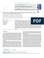 The Dynamics of Global Public Research Funding On Climate Change Energy, Transport and Industrial Decarbonisation