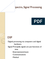 Signal Spectra, Signal Processing