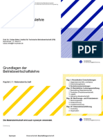 Teil 2.1 Materialwirtschaft - Teil 1