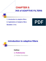 Applications of Adaptive Filters