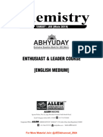 Abhyuday Chemistry Question Bank @JEEAdvanced - 2024