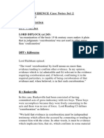 LAW232 EVIDENCE Case Notes Set 2 (Topics 3-6)