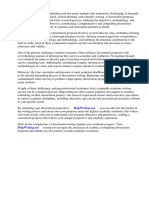 Dissertation Proposal Template Education