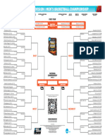 Printable 2024 March Madness NCAA Men's Basketball Tournament Bracket