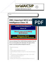 200+ Important MCQ Artificial Intelligence Class 10 - TutorialAI