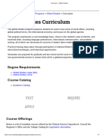 Curriculum - Global Studies