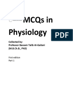 Mcqs in Physiology: Collected By: Professor Bassam Talib Al-Gailani (M.B.CH.B., PHD)