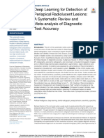 Deep Learning For Detection of Periapical Radiolucent Lesions: A Systematic Review and Meta-Analysis of Diagnostic Test Accuracy