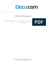 Acca f1 BT Exam Kit