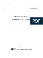 Marine Accident Investigation Report