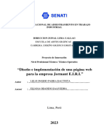 "Diseño e Implementación de Una Página Web para La Empresa Jormant E.I.R.L