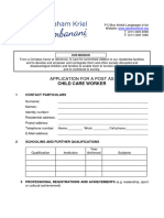 AKB Childcare-Worker-Application Form