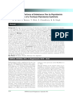 2011 - RINPASJ - Prevalence and Pattern of Substance Use in A Tertiary Care