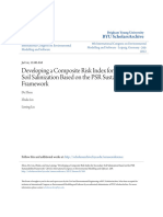 Developing A Composite Risk Index For Secondary Soil Salinization