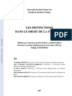 Distinction en Droit de La Filiation