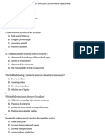 2014 Wassce Economics Objectives