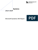 Enterprise Systems Report