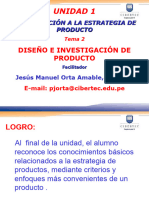 Unidad 1: Diseño E Investigación de Producto