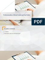A3-Professionalism, Ethical Codes and The Public