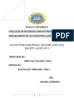 Public Sector Acc (Wollo Uv)