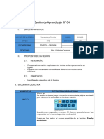 Sesión de Aprendizaje N4 - 5to