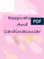 Respiratory and Cardiovascular