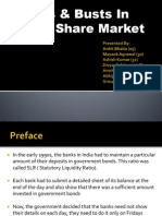 Booms & Busts in Indian Share Market