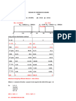 1 Design of Continuous Beam Ce 323 March 2024