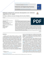 Hydrogen Production by Ammonia Decomposition Over Ruthenium Supported On SiC Catalyst