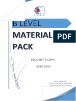 B Level Material Pack 2023-2024 t3 SC