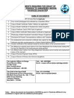 Pension Forms For Grant of Family Pension UnmarriedWidowDivorce Daughters Editable 7