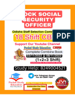 OSSC BSSO All 18 Shift CBRT by Pocket Study Education 