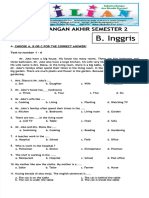 PDF Soal Uas Bahasa Inggris Kelas 5 SD Semester 2 Dan Kunci Jawaban Compress